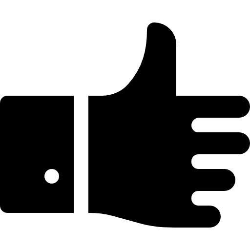 Like like hands and gestures finger icon