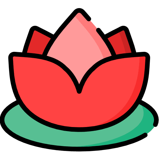 Lotus sacred yoga meditation icon