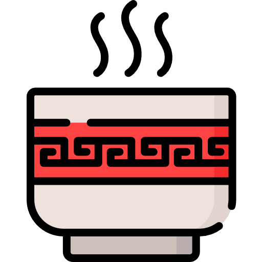 Tea china hot drink cup icon