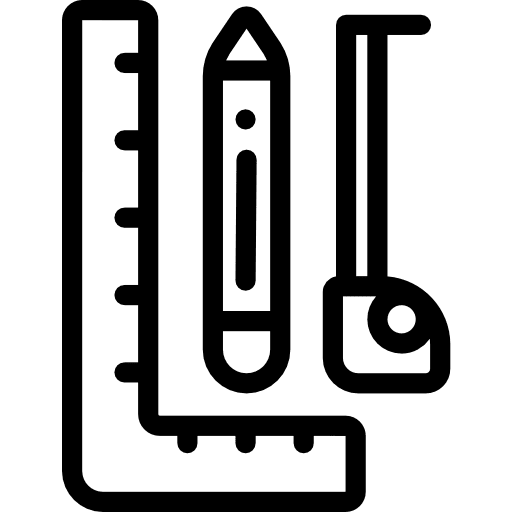 Design tools measurement design tools pencil icon