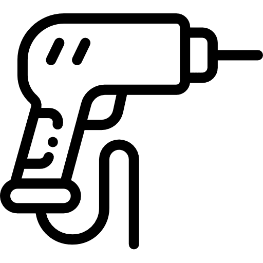 Driller drill construction and tools equipment icon