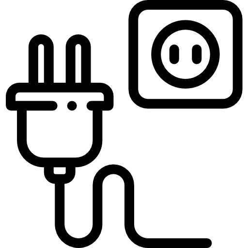 Outlet technology plug electronics icon