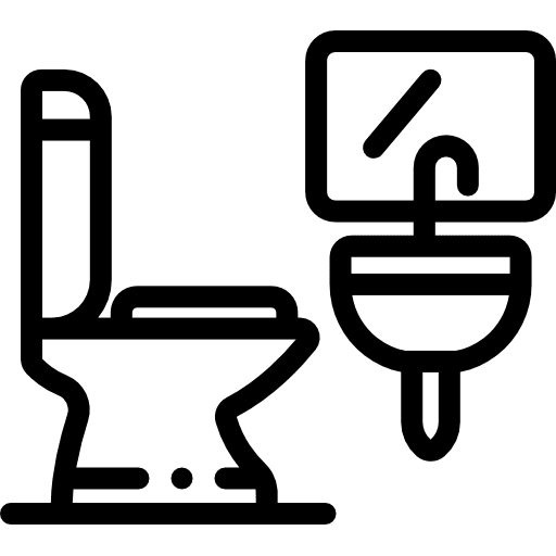 Bathroom droplet bathroom clean icon