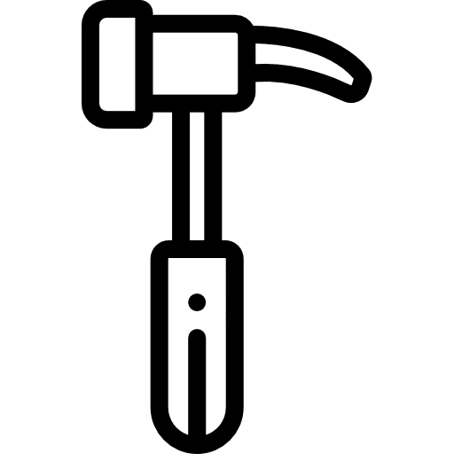 Hammer improvement construction carpentry icon