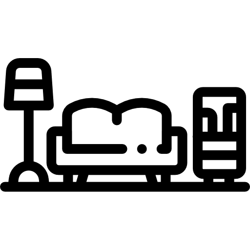 Livingroom seat livingroom comfortable icon