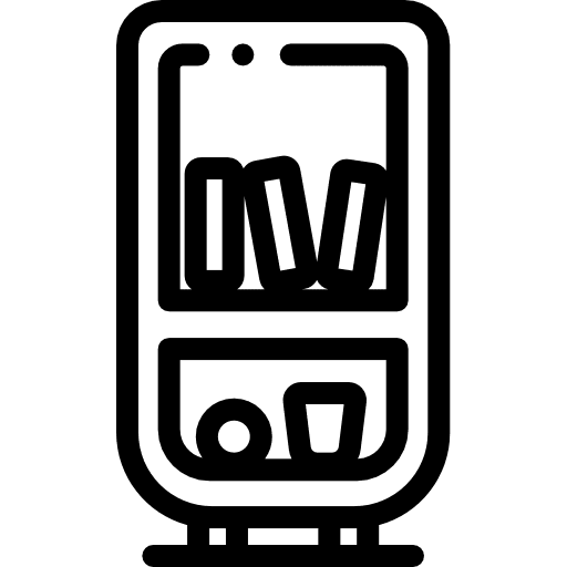 Bookcase bookcase furniture library icon