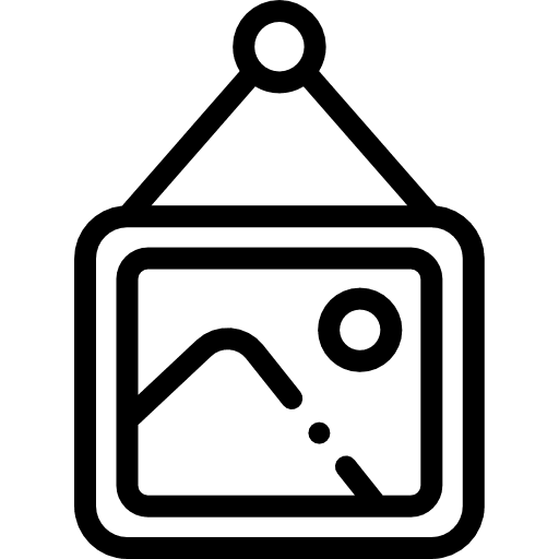 Painting artistic ornamental framed icon