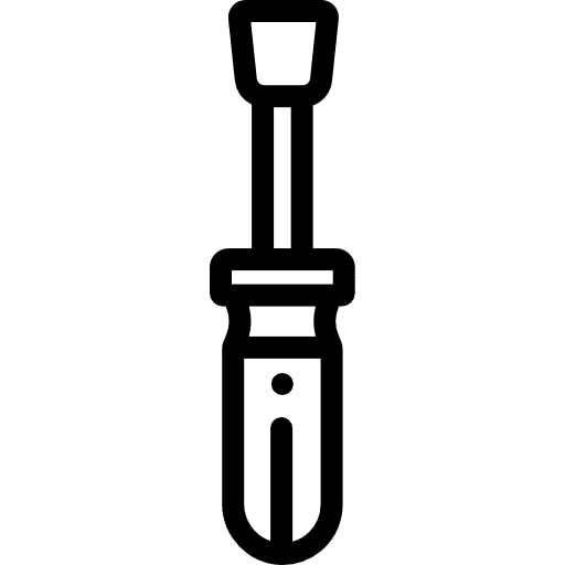 Screwdriver home repair improvement construction icon