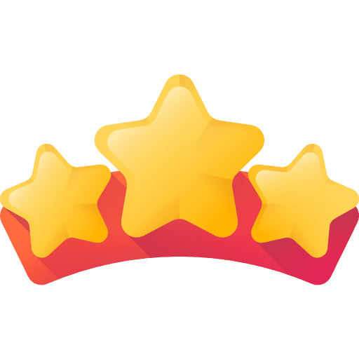 Rating signs voting star icon