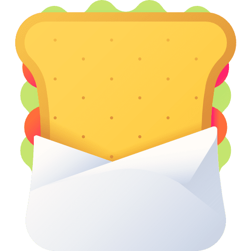 Sandwich meal food salad icon