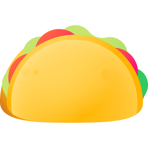 Taco mexico fast food food and restaurant icon