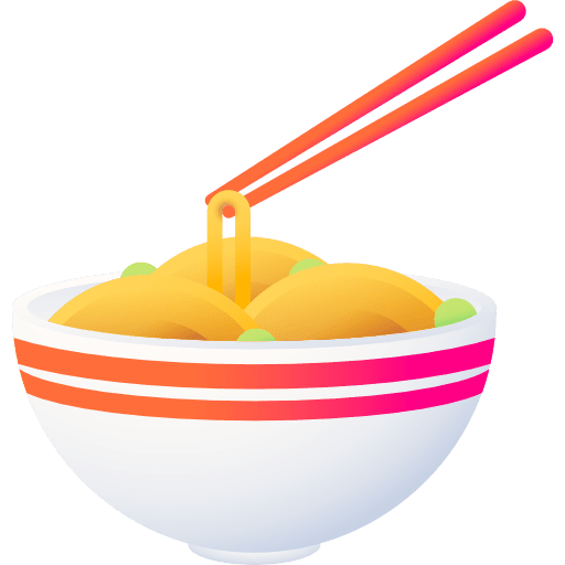 Noodles spaguetti fork italian food icon