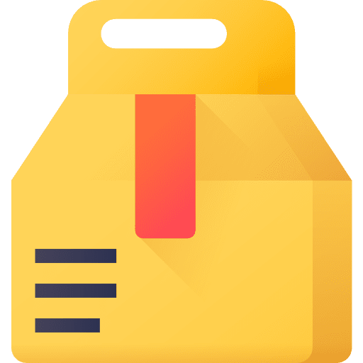 Take away archive storage box food icon