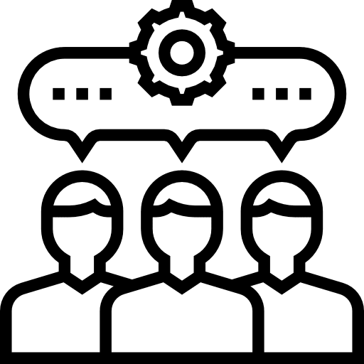 Collaboration sport team network members icon