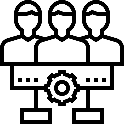 Team person working members icon