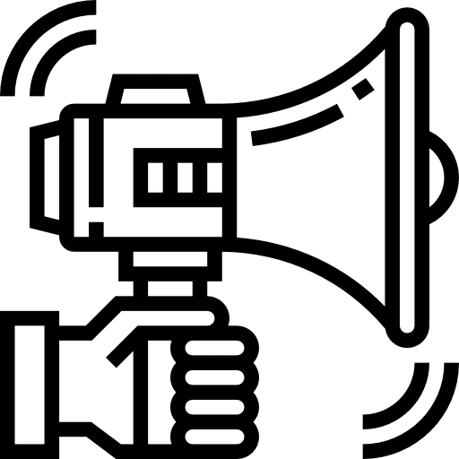 Megaphone bullhorn megaphone marketing icon