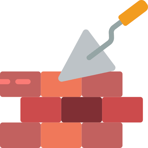 Brickwall brick firewall wall icon