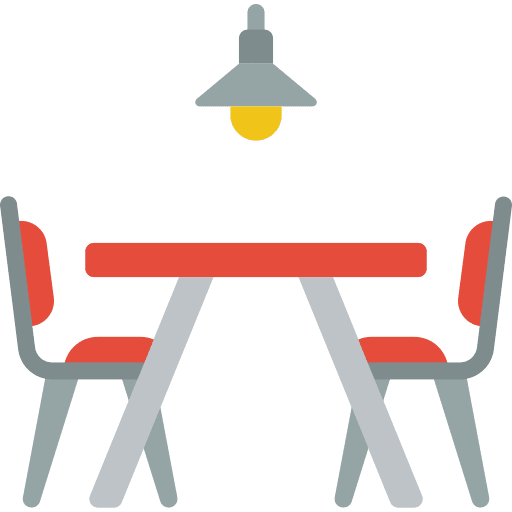 Dinning table dinning table dine dinner table icon