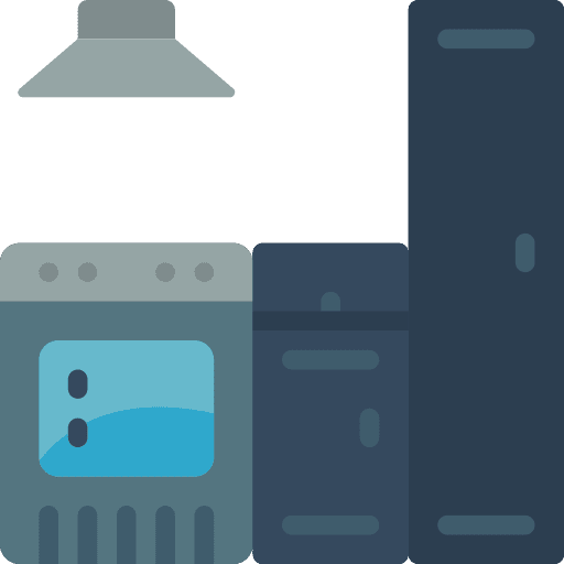 Kitchen cabinets food and restaurant furniture icon