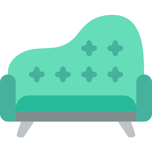 Sofa antique rest vintage icon
