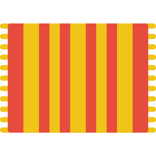 Carpet furniture and household rug adornment icon