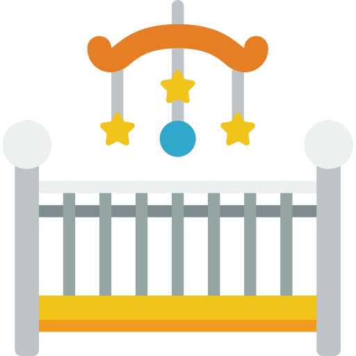 Cradle cradle bedroom buildings icon