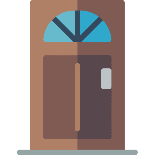 Door furniture construction and tools furniture and household icon