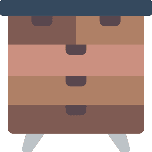 Drawers drawer furniture and household house things icon