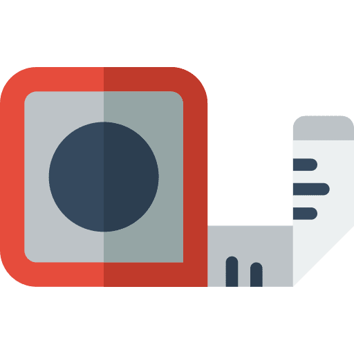 Measuring tape education tape art and design icon