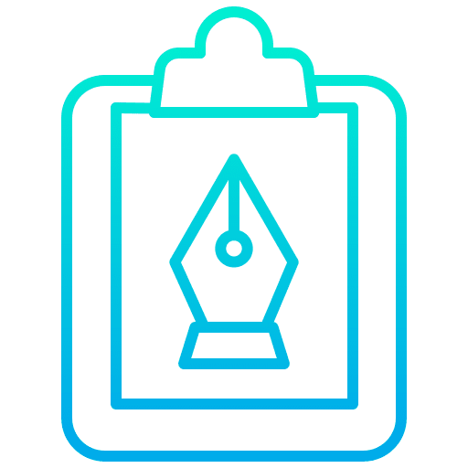 Clipboard art file files and folders icon