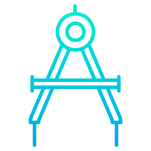 Compass miscellaneous drawing tools and utensils icon