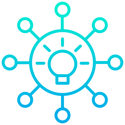 Networking networking idea light bulb icon