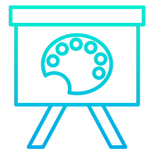 Painting palette painting paint artistic icon