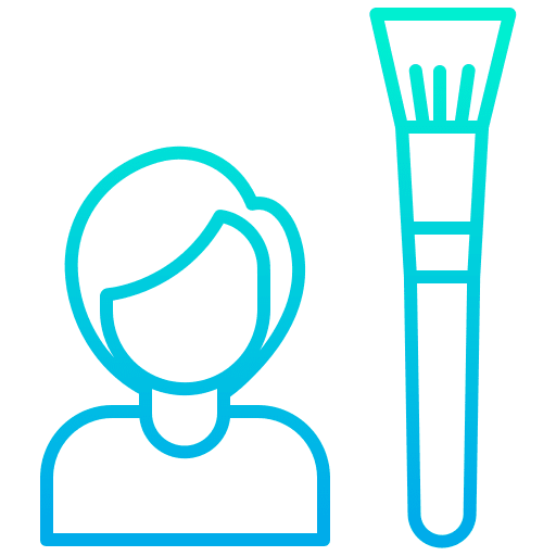 Tool paint brush design user icon