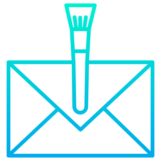 Envelope art and design art letter icon