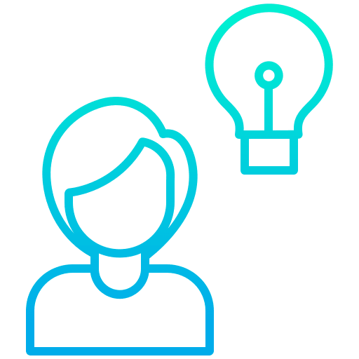 Idea user business think icon