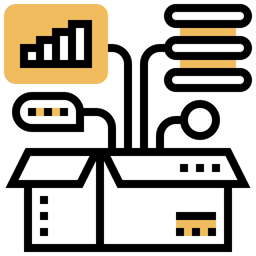 Product business and finance product requirement icon