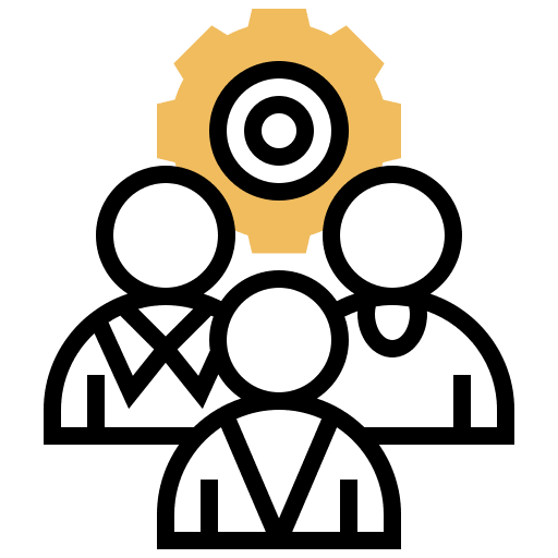 Development gear team development icon