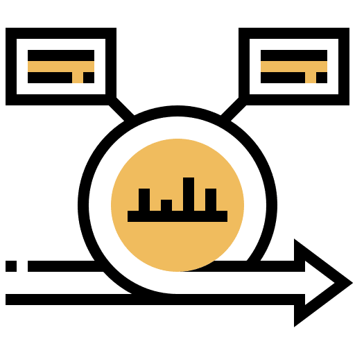 Inspection bar chart check sprint icon