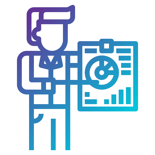 Analytics profits user analytics icon