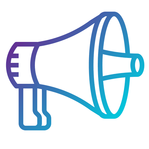 Megaphone announcer megaphone bullhorn icon