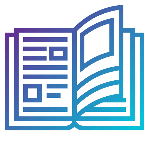 Open book library books study icon