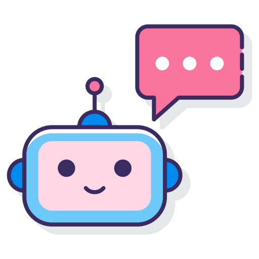 Chatbot chat bubble chatbot communications icon