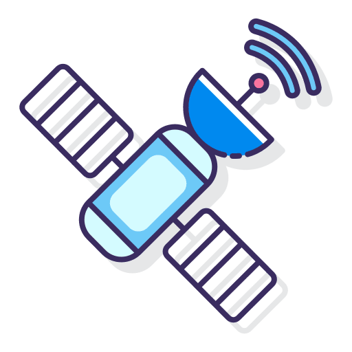 Satellite satellite space connection icon
