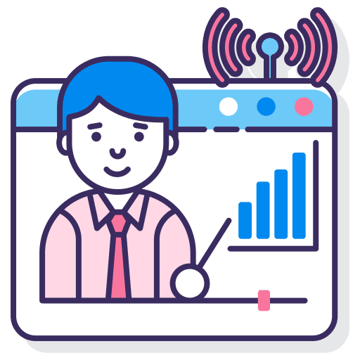 Webcast wifi webcast music and multimedia icon