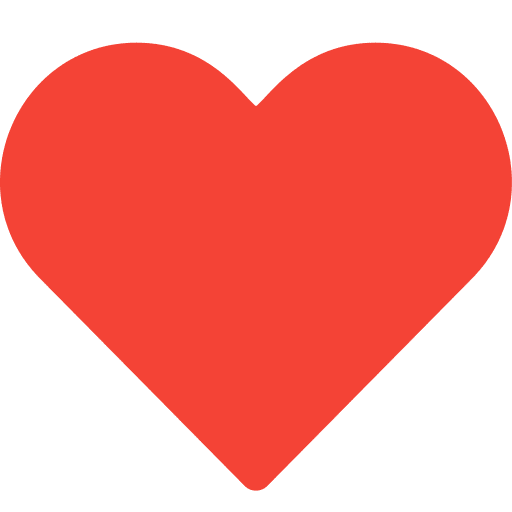 Heart love and romance heart love icon