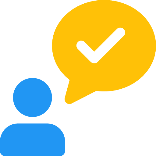 Candidate user democracy speech icon