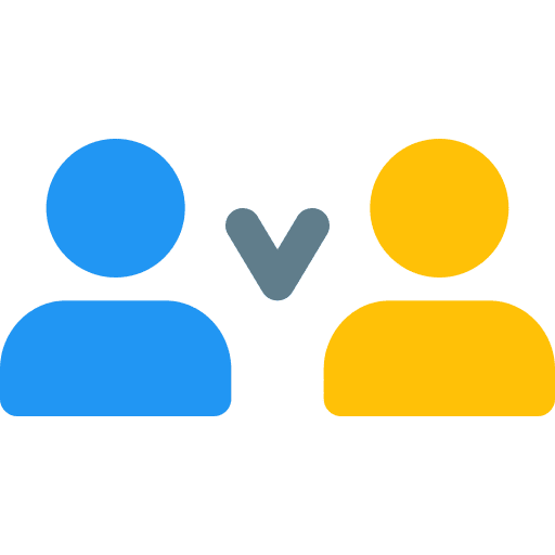 Debate candidates debate elections icon