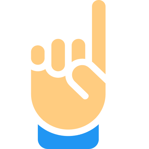 Hand fingers hand gesture icon