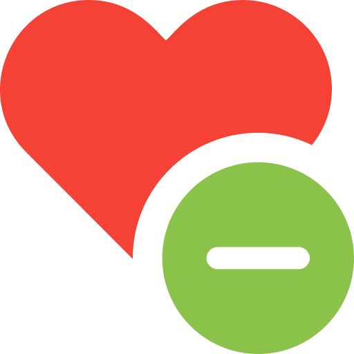 Heart heart like love and romance icon